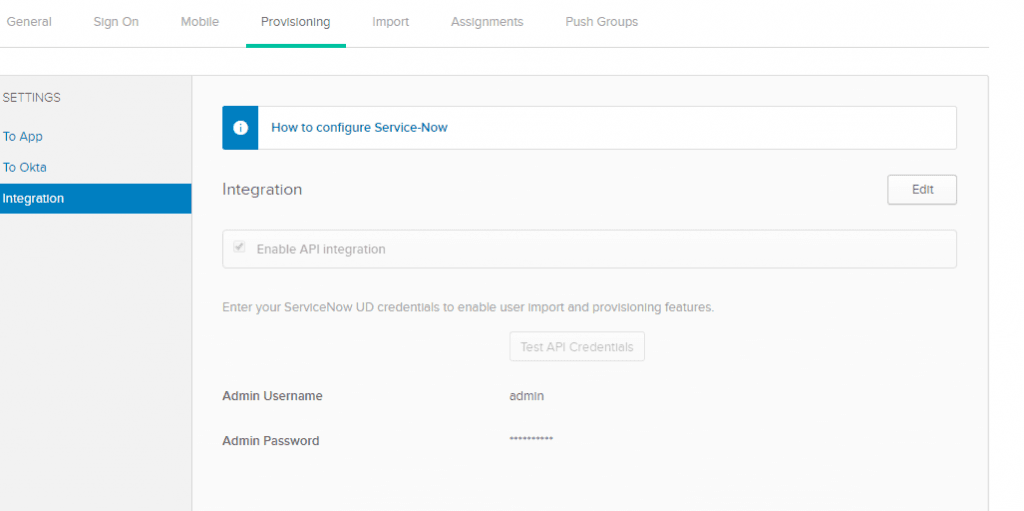 Okata servicenow guide