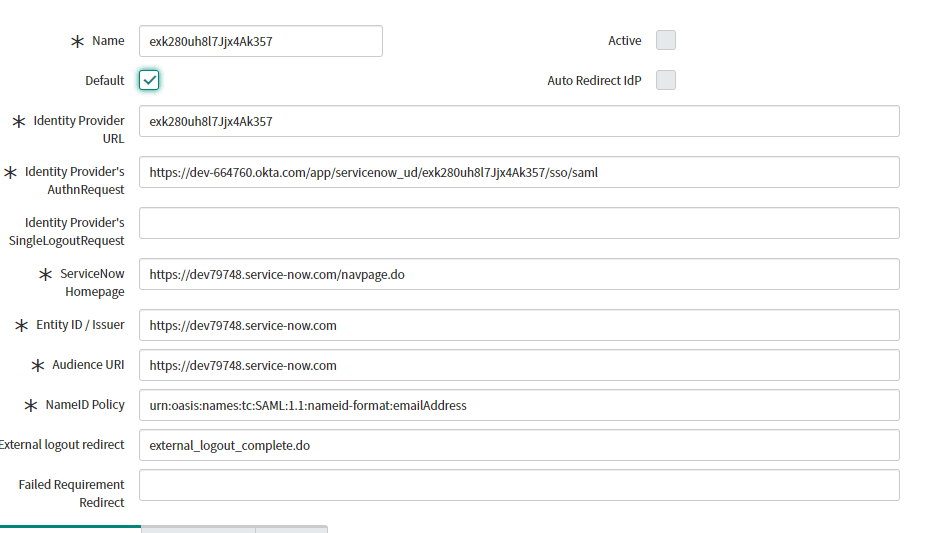 Okata servicenow guide