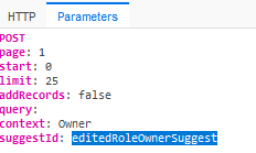 suggestid parameter