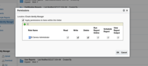 Integrate OIG 12cPS3 and Oracle BI Publisher with 12c 43