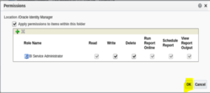 Integrate OIG 12cPS3 and Oracle BI Publisher with 12c 45