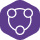 icon circle purple